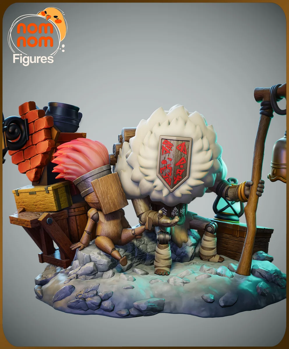 Chibi Noco | Fan Art | 3D Printed Resin Model Garage Kit | *Un-Painted* | Nomnom 5