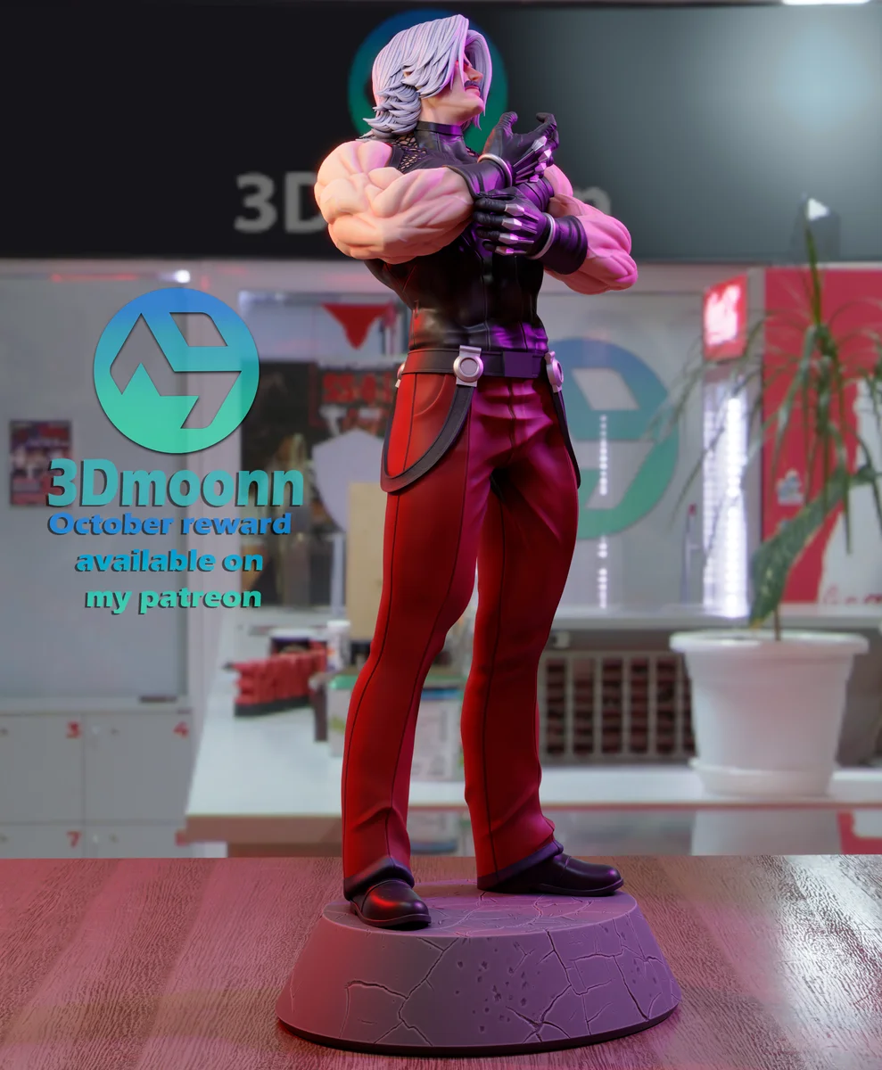 Rugal | Fan Art | 3D Printed Resin Model Garage Kit | *Un-Painted* | 3DMoonn 4