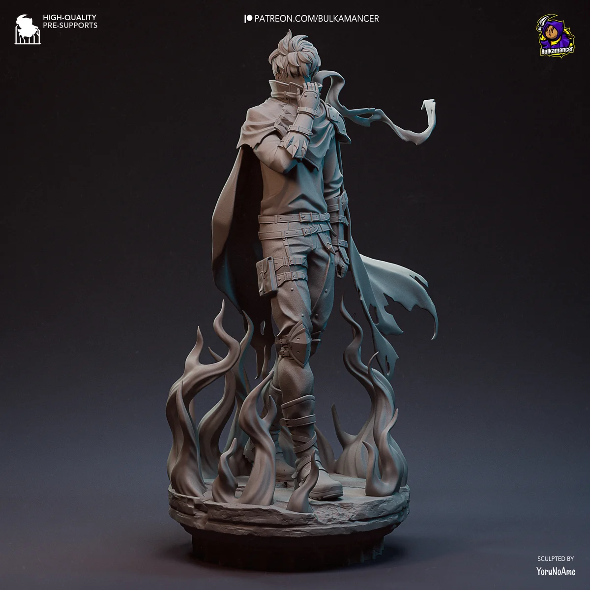 Sung Jin-Woo | Fan Art | 3D Printed Resin Model Garage Kit | *Un-Painted* | Bulkamancer 8