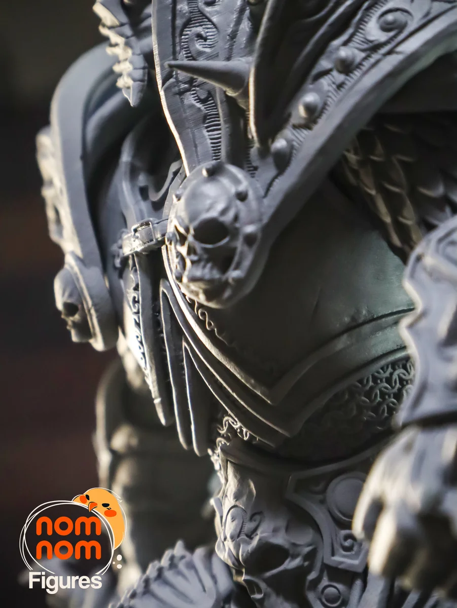 Arthas | Fan Art | 3D Printed Resin Model Garage Kit | *Un-Painted* | Nomnom 15