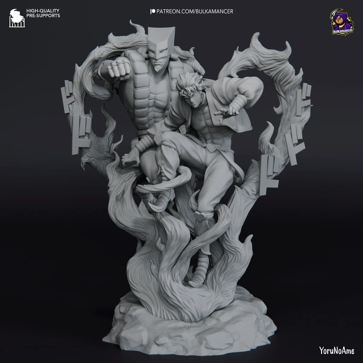 Mr Vampire and Friend | Fan Art | 3D Printed Resin Model Garage Kit | *Un-Painted* | Bulkamancer 5