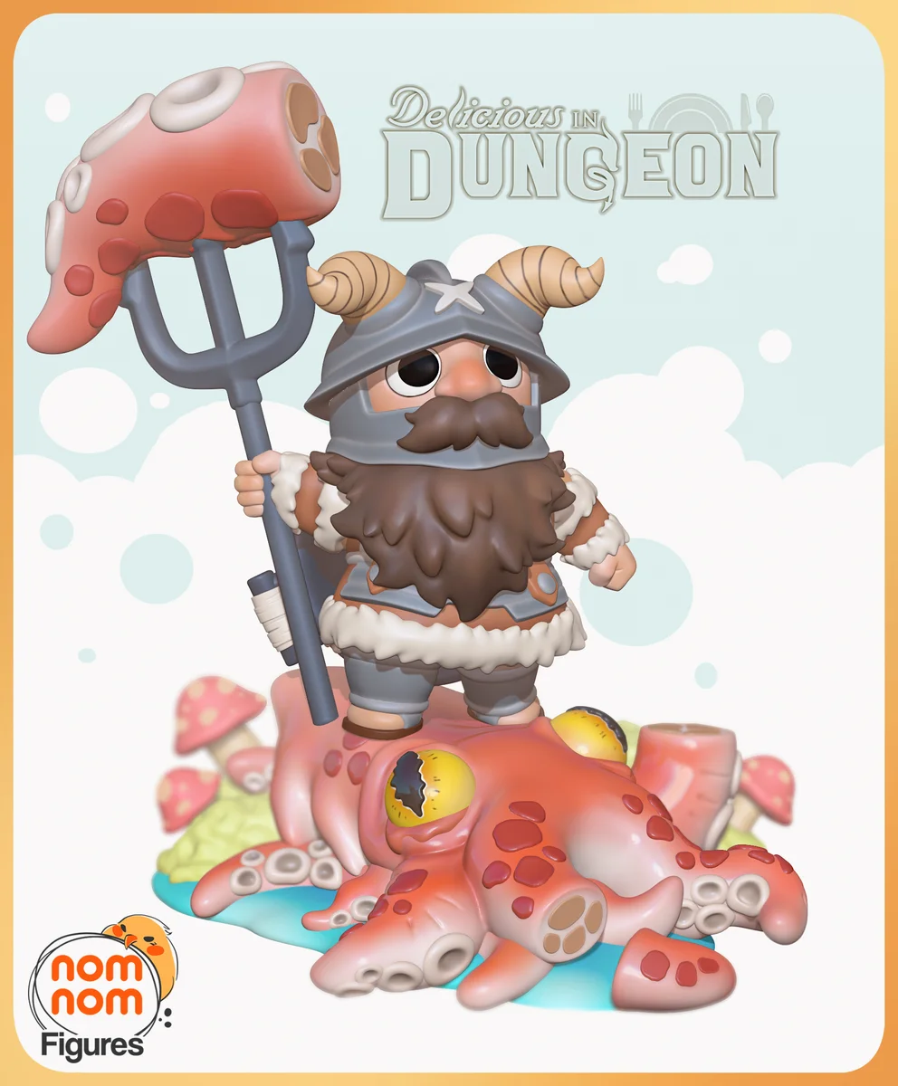 Chibi Senshi | Fan Art | 3D Printed Resin Model Garage Kit | *Un-Painted* | Nomnom