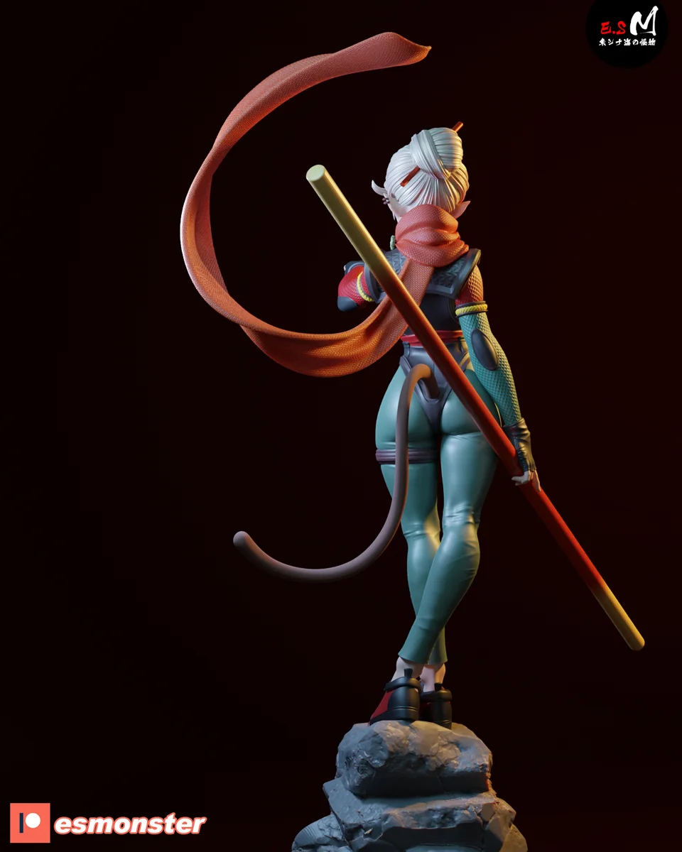 Monkey King | Fan Art | 3D Printed Resin Model Garage Kit | *Un-Painted* | ES Monster 3