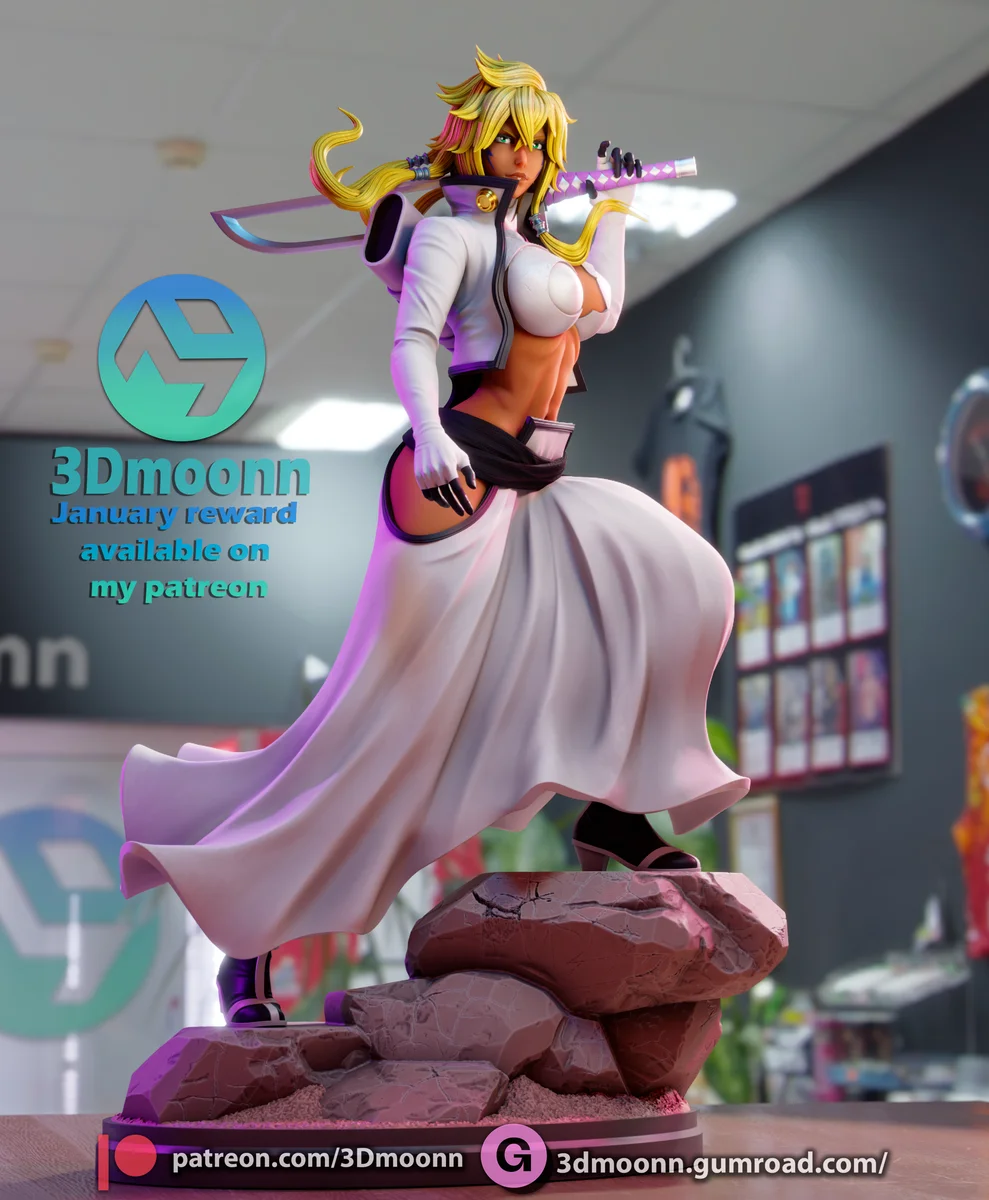 Tier Harribel | Fan Art | 3D Printed Resin Model Garage Kit | *Un-Painted* | 3DMoonn 3