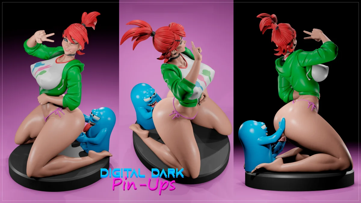 Frankie | Fan Art | 3D Printed Resin Model Garage Kit | *Un-Painted* | Digital Dark 3