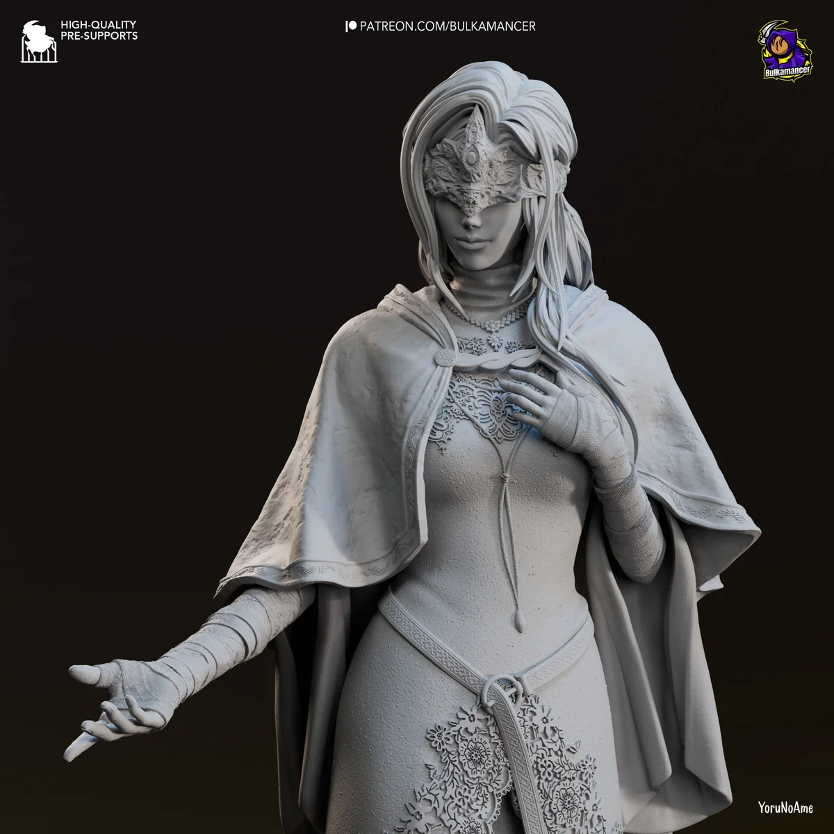 Fire Keeper | Fan Art | 3D Printed Resin Model Garage Kit | *Un-Painted* | Bulkamancer 5