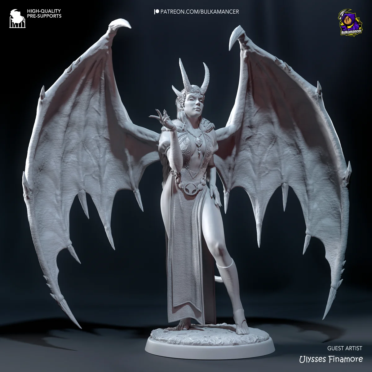 Mizora | Fan Art | 3D Printed Resin Model Garage Kit | *Un-Painted* | Bulkamancer 9