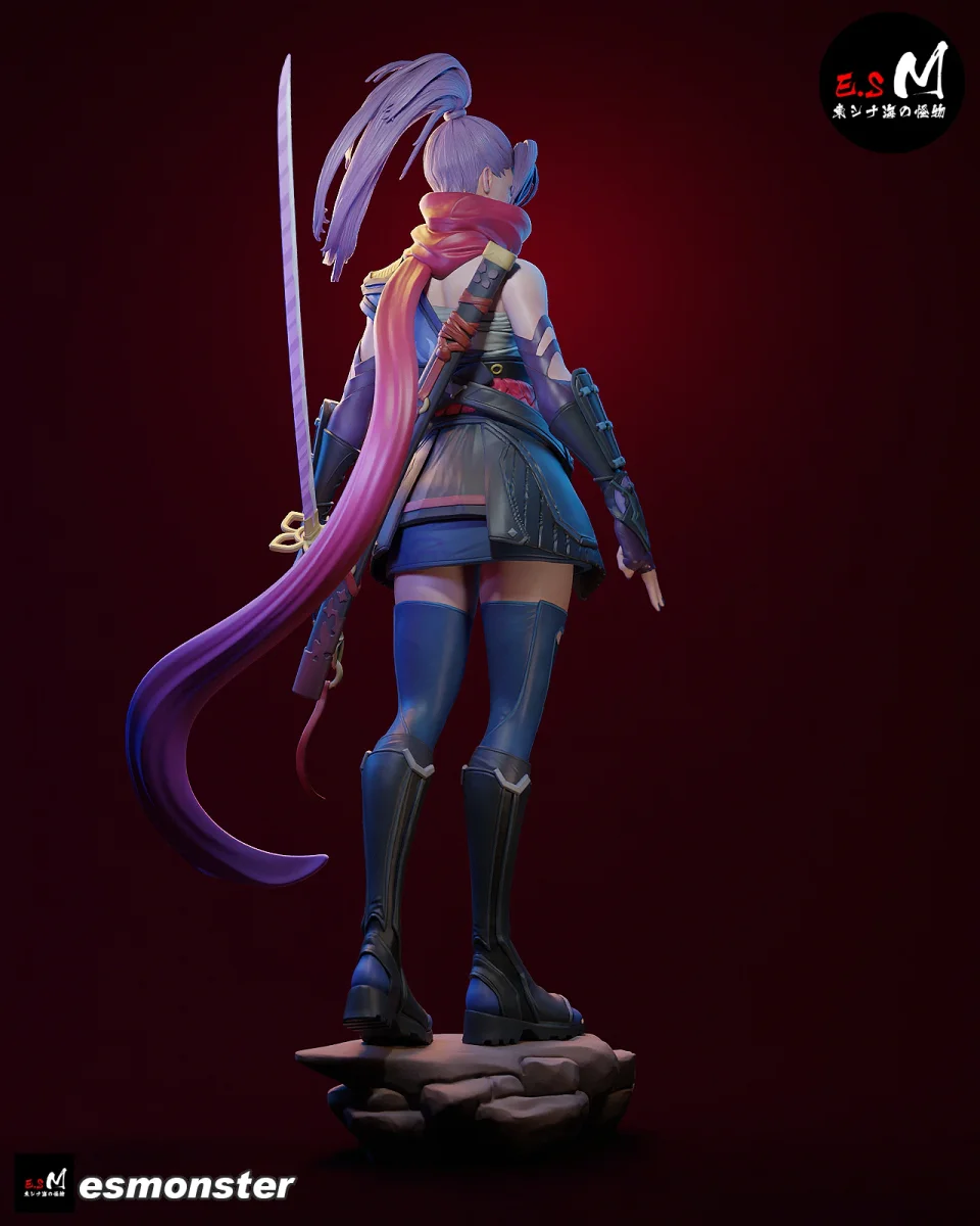 Psylocke(skin) | Fan Art | 3D Printed Resin Model Garage Kit | *Un-Painted* | ES Monster 3