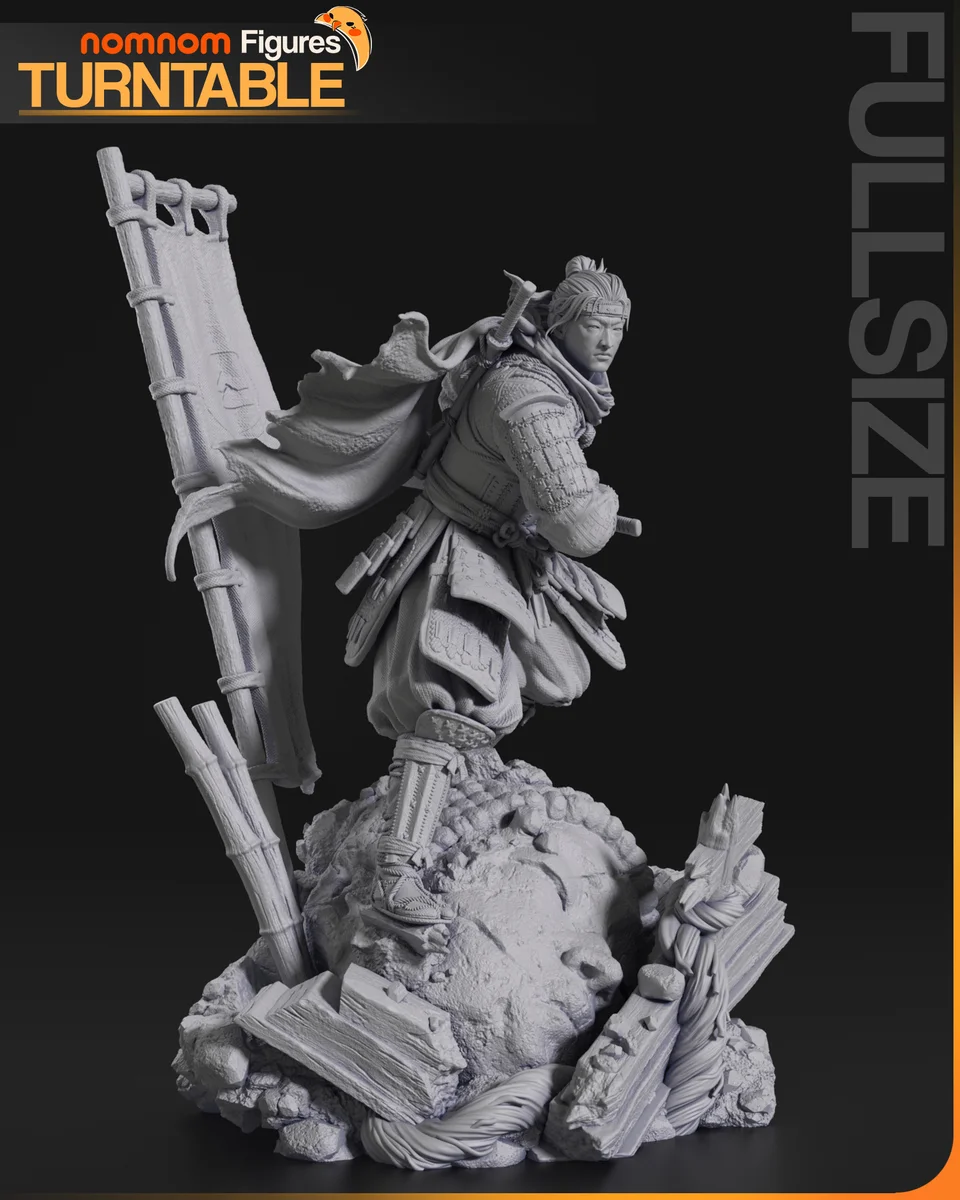 Jin Sakai | Fan Art | 3D Printed Resin Model Garage Kit | *Un-Painted* | Nomnom 5