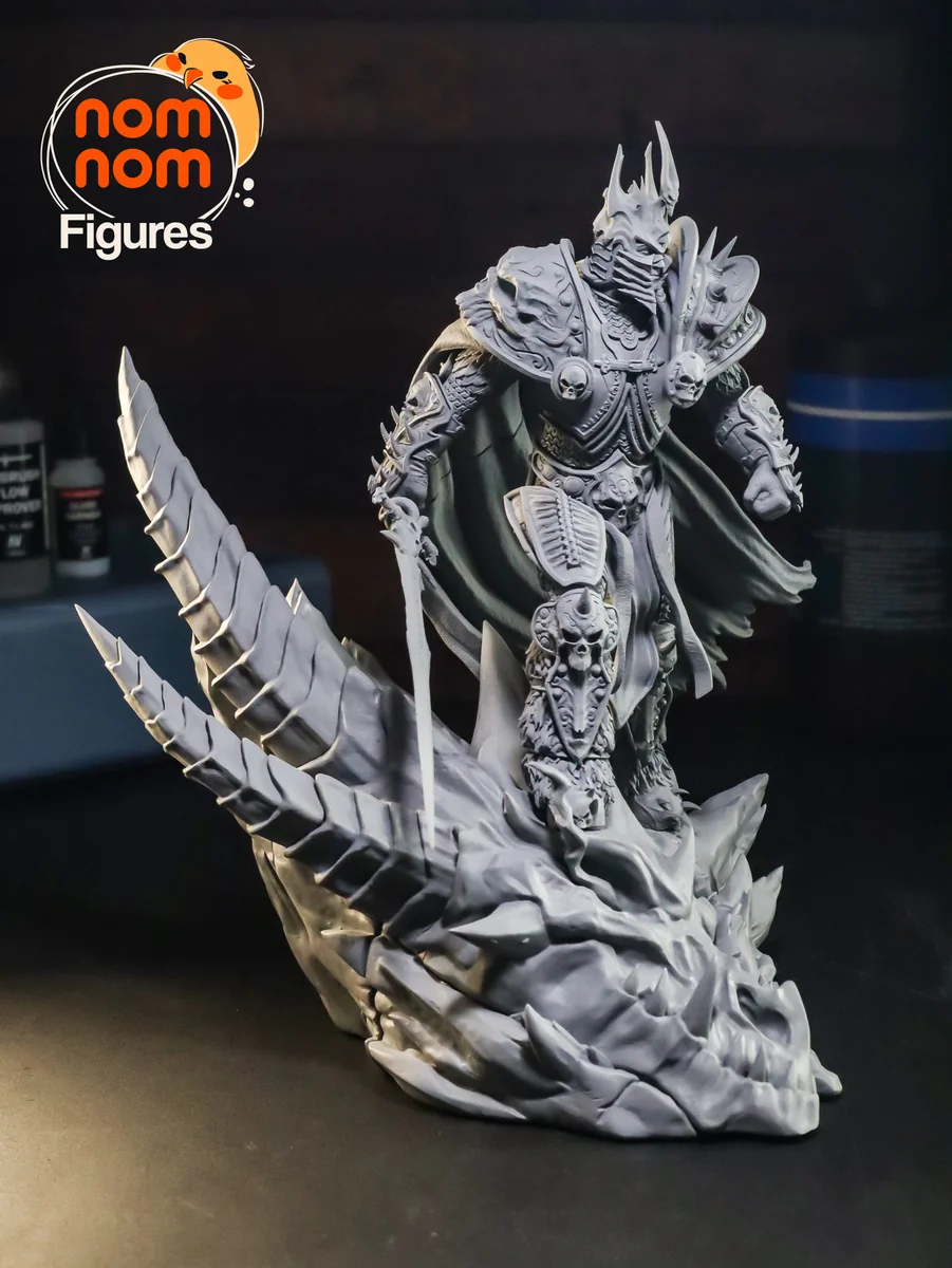Arthas | Fan Art | 3D Printed Resin Model Garage Kit | *Un-Painted* | Nomnom 12