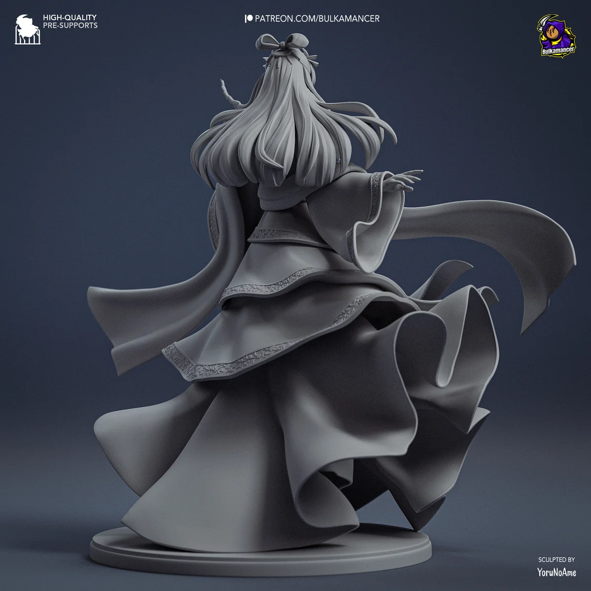 Jinshi | Fan Art | 3D Printed Resin Model Garage Kit | *Un-Painted* | Bulkamancer 8