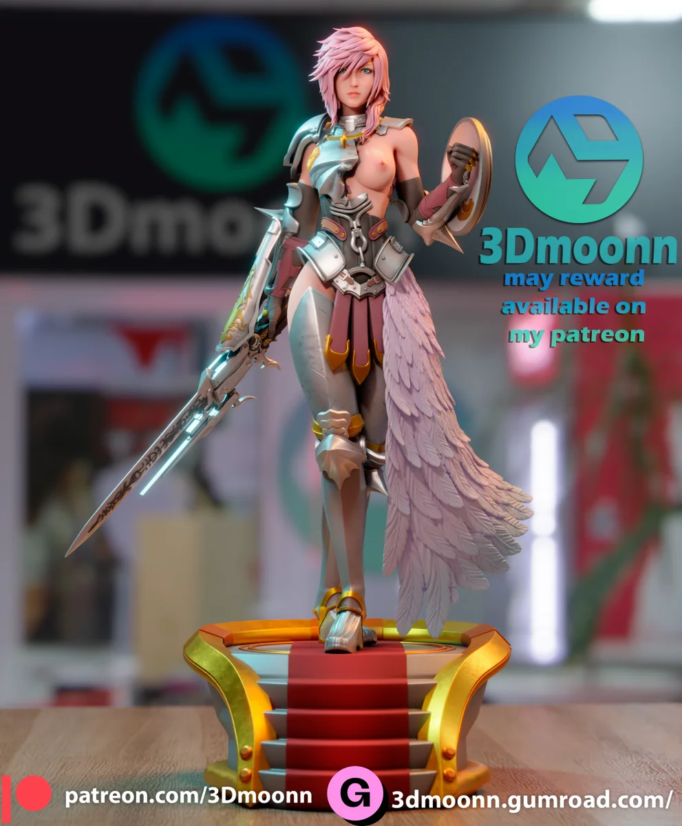 Lightning | Fan Art | 3D Printed Resin Model Garage Kit | *Un-Painted* | 3DMoonn 6
