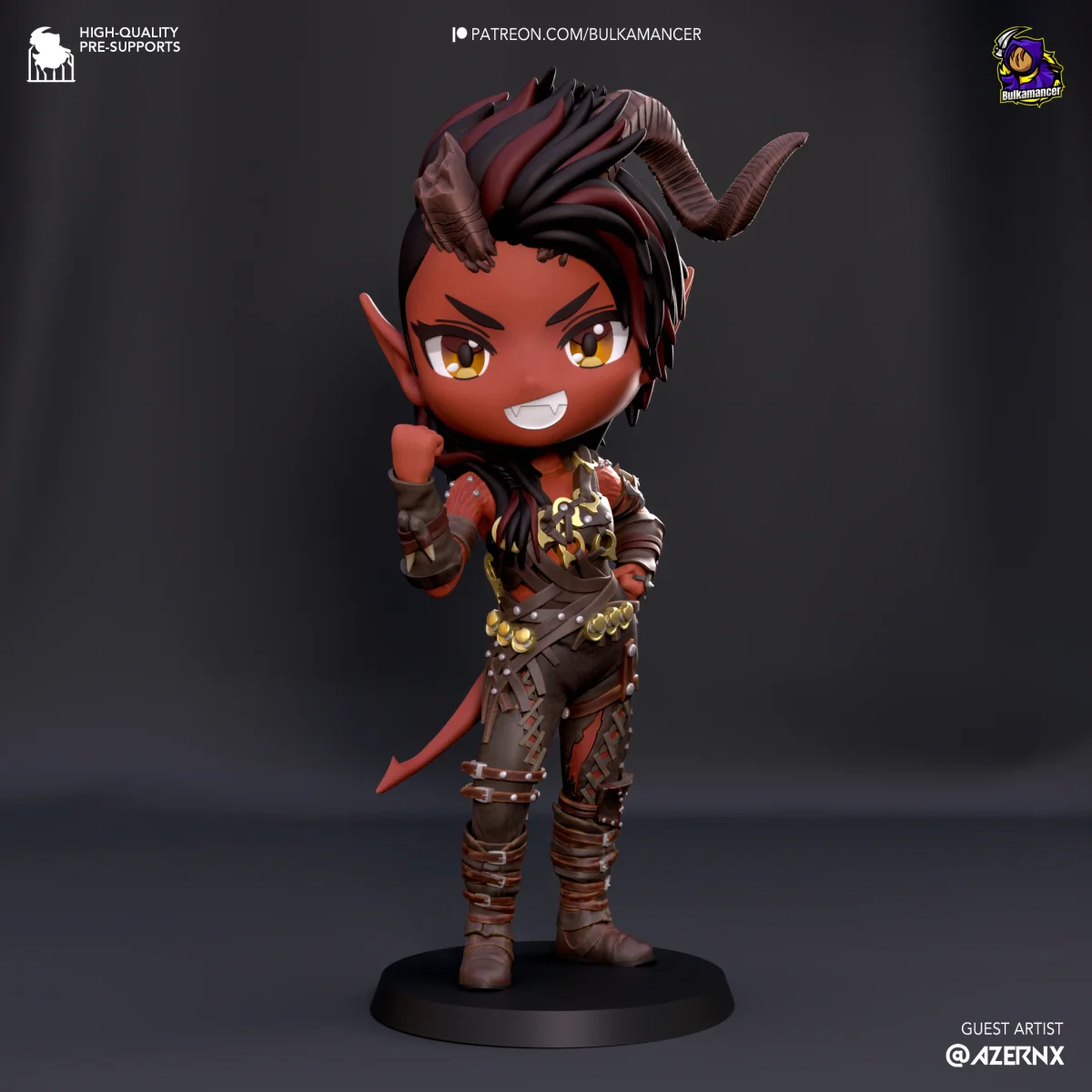Chibi Origin Characters (Complete Set of 6) | Fan Art | 3D Printed Resin Model Garage Kit | *Un-Painted* | Bulkamancer 6