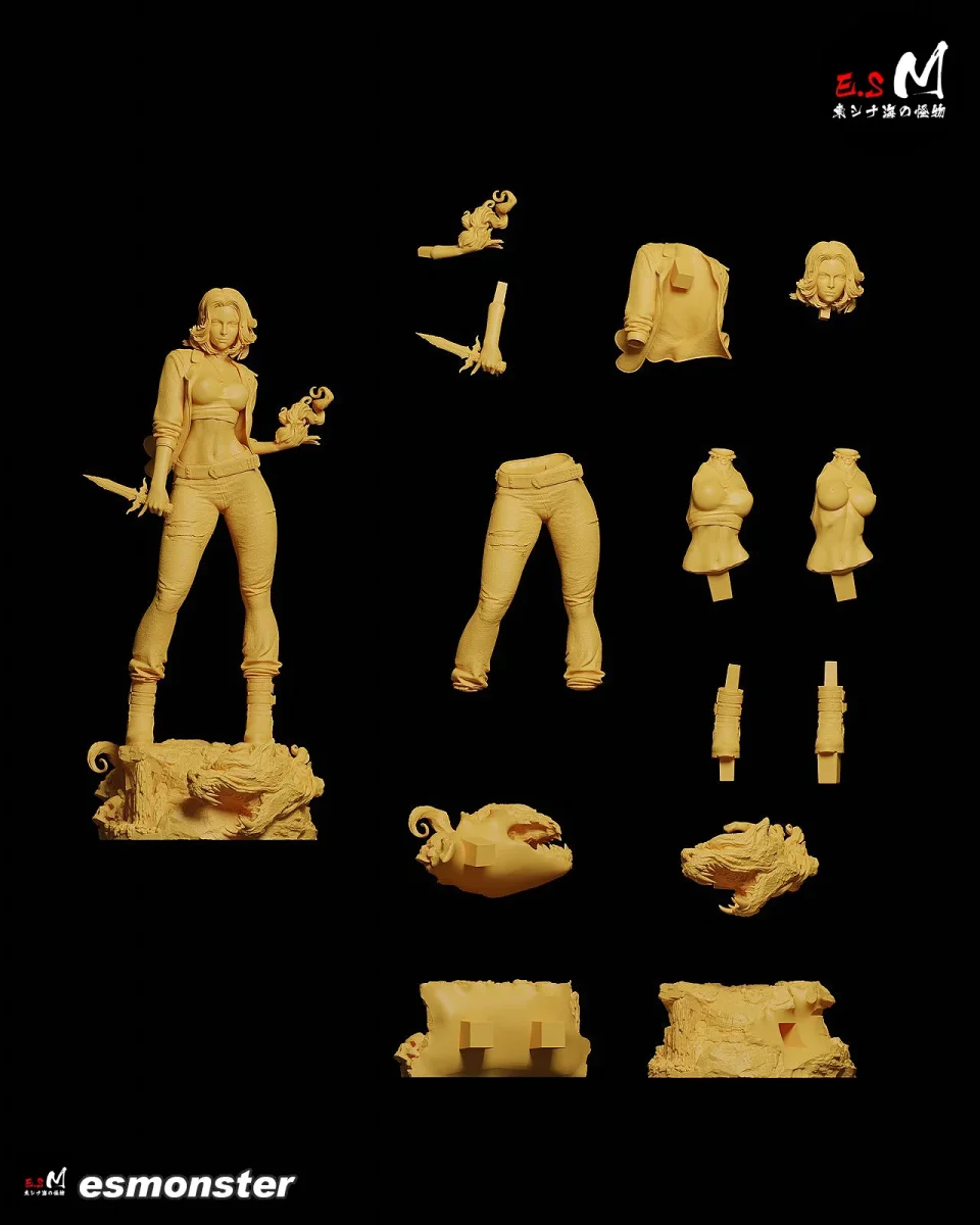 Nyx | Fan Art | 3D Printed Resin Model Garage Kit | *Un-Painted* | ES Monster 5