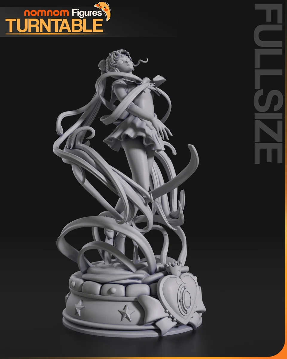 Sailor Moon | Fan Art | 3D Printed Resin Model Garage Kit | *Un-Painted* | Nomnom 5