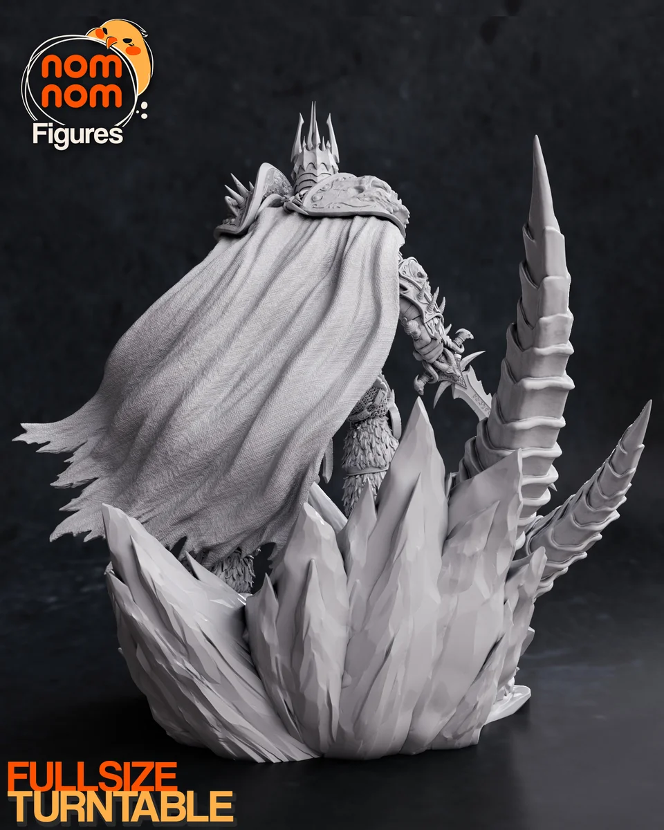 Arthas | Fan Art | 3D Printed Resin Model Garage Kit | *Un-Painted* | Nomnom 7