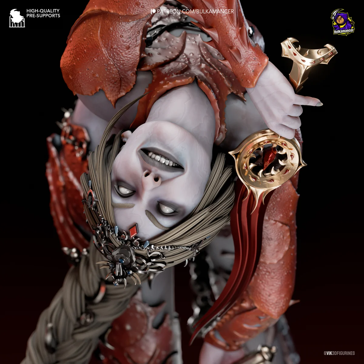 Orin the Red | Fan Art | 3D Printed Resin Model Garage Kit | *Un-Painted* | Bulkamancer 5
