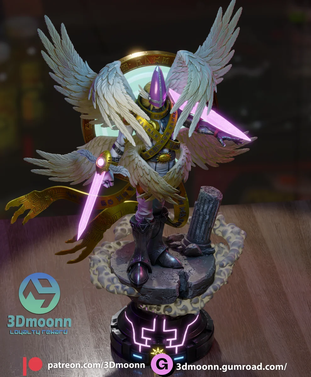 Holyangemon | Fan Art | 3D Printed Resin Model Garage Kit | *Un-Painted* | 3DMoonn 8