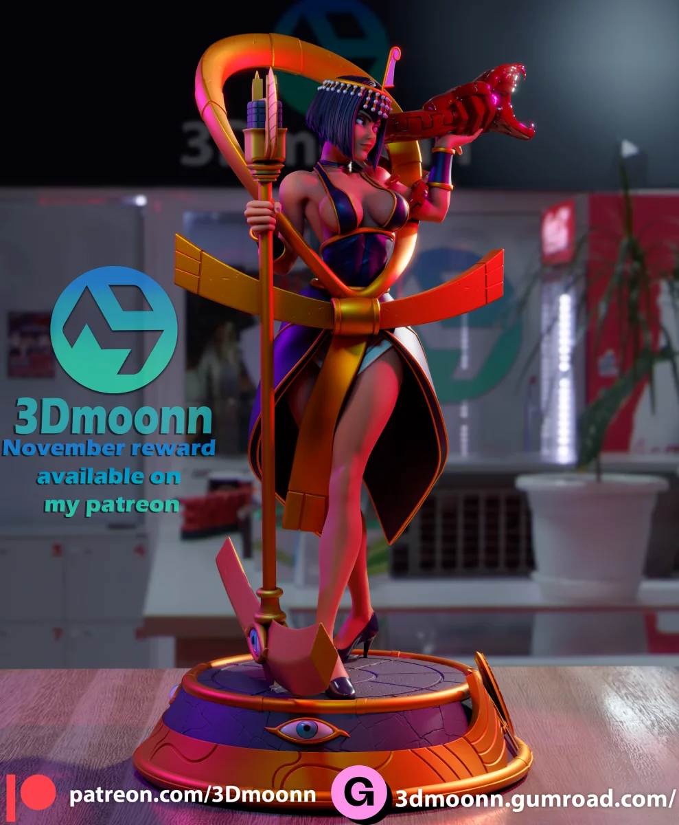 Eliza | Fan Art | 3D Printed Resin Model Garage Kit | *Un-Painted* | 3DMoonn 3