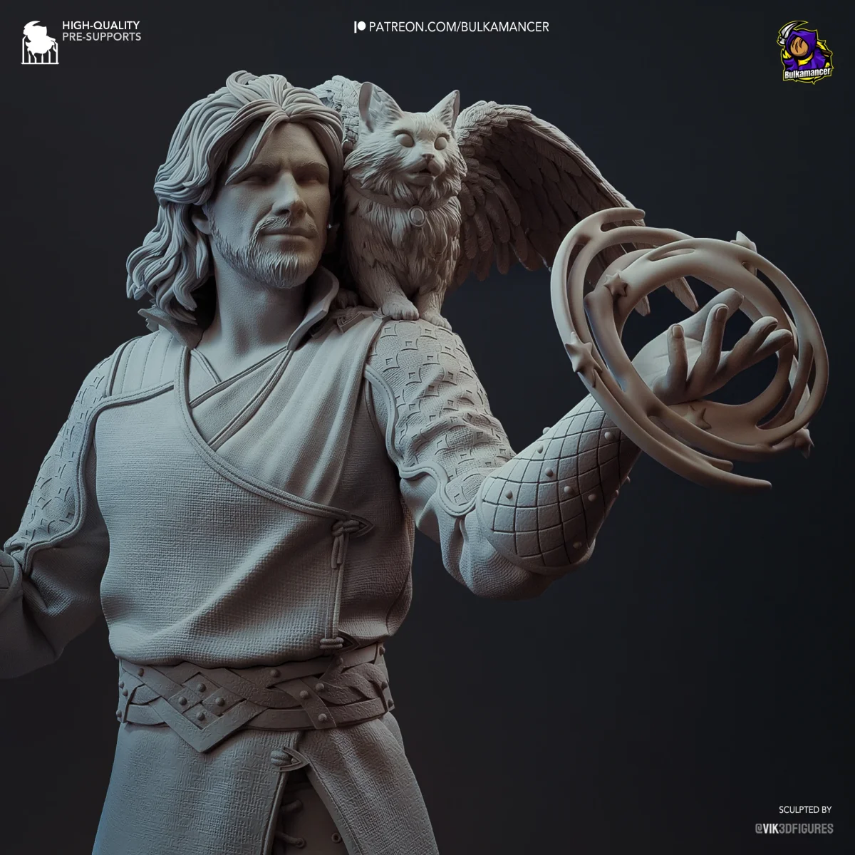 Gale | Fan Art | 3D Printed Resin Model Garage Kit | *Un-Painted* | Bulkamancer 5