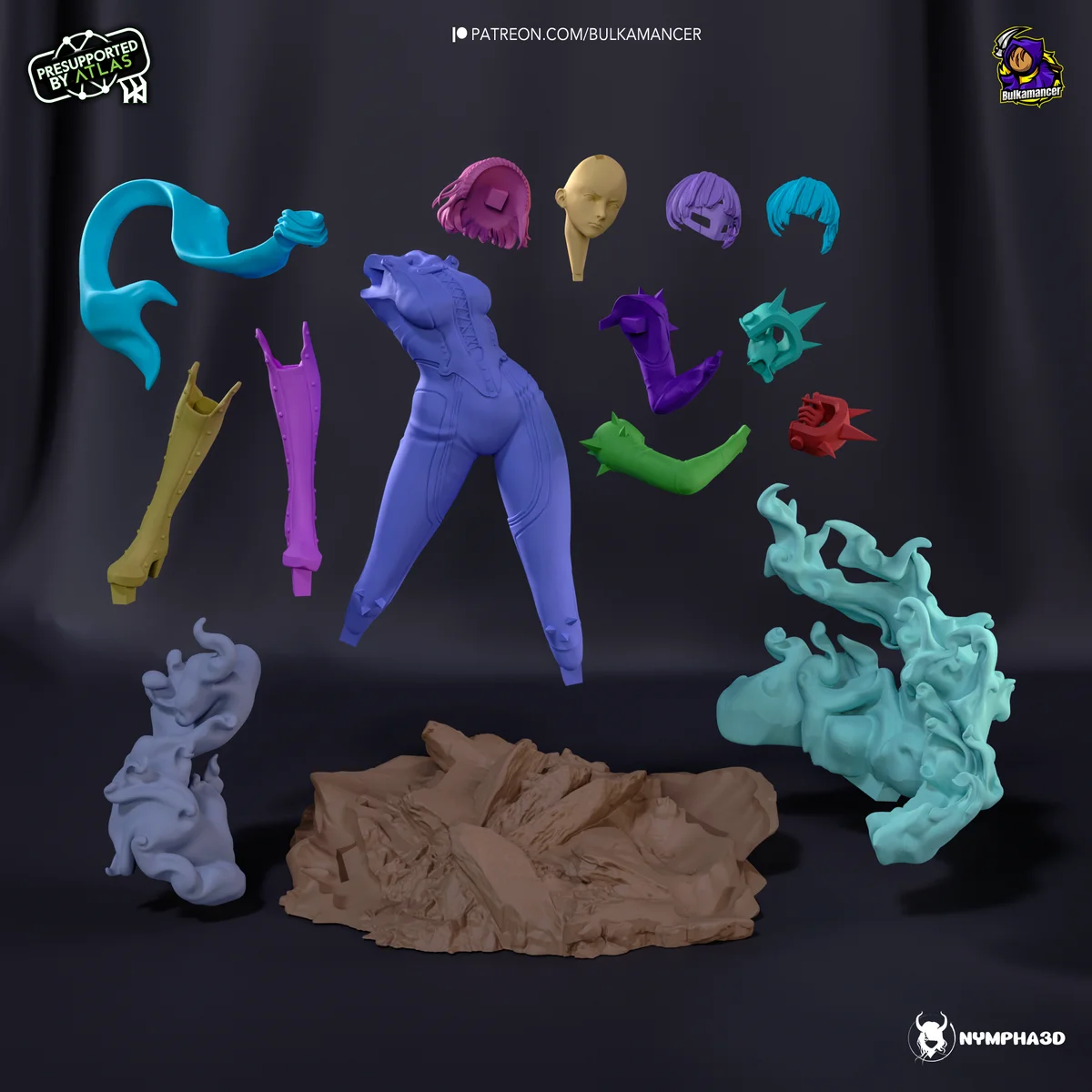 Makoto | Fan Art | 3D Printed Resin Model Garage Kit | *Un-Painted* | Bulkamancer 6