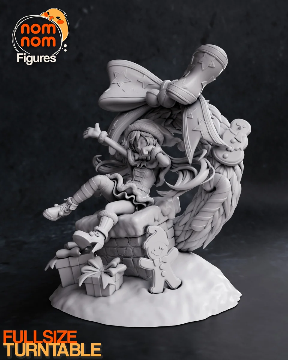Bella Bells | Fan Art | 3D Printed Resin Model Garage Kit | *Un-Painted* | Nomnom 9