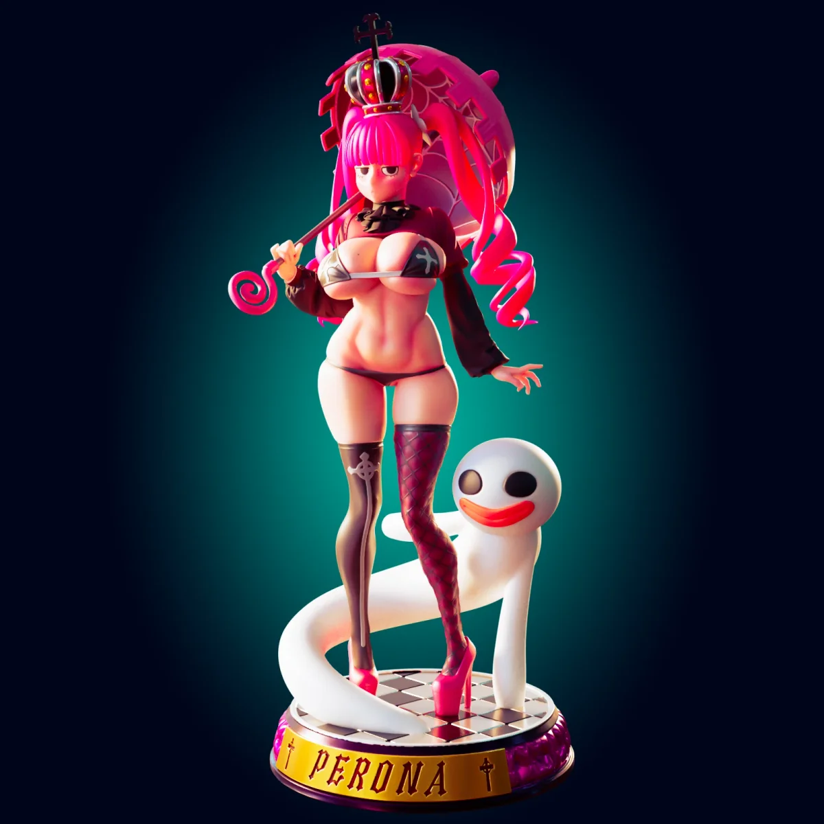 Ghost Girl | Fan Art | 3D Printed Resin Model Garage Kit | *Un-Painted* | Officer Rhu 3