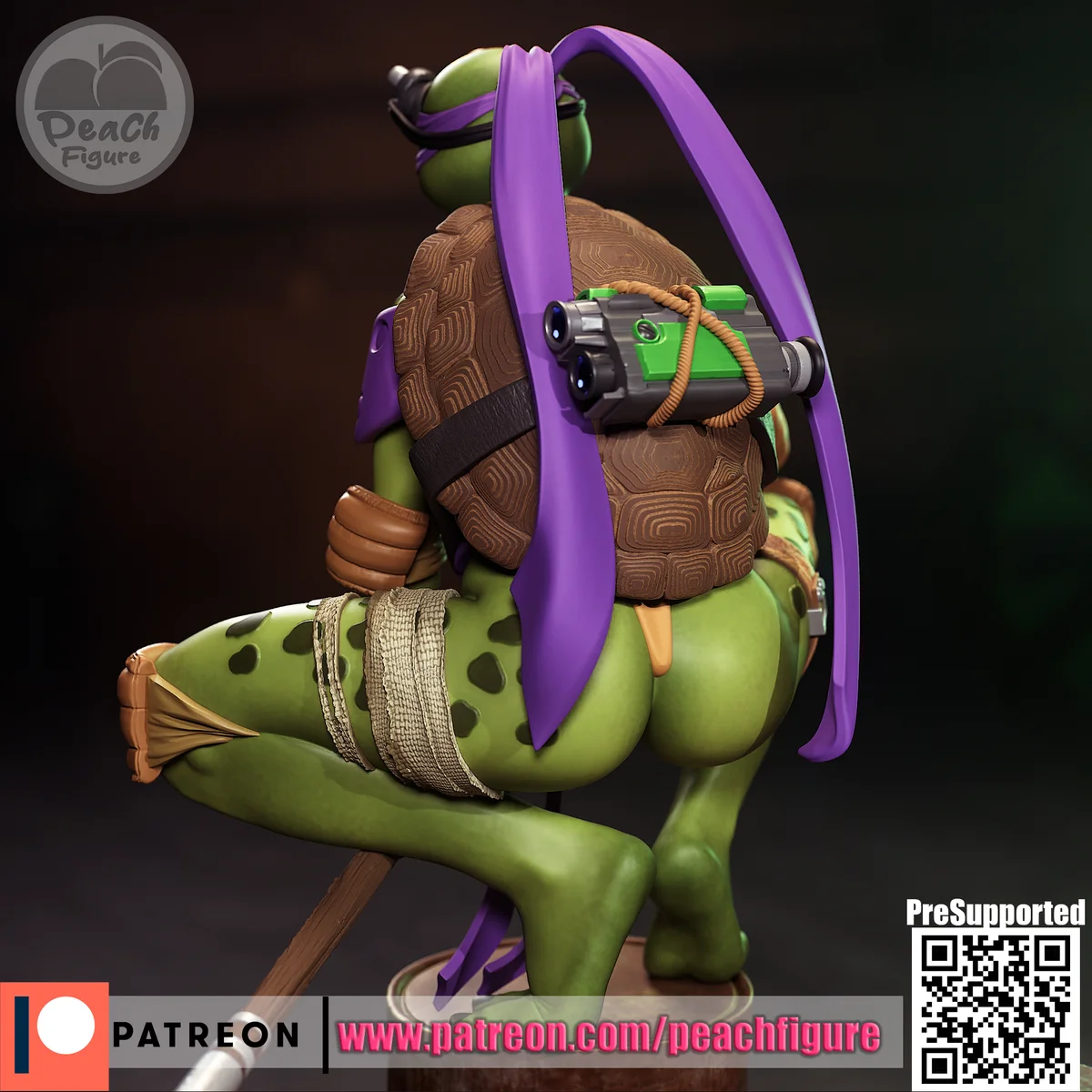 Donatella | Fan Art | 3D Printed Resin Model Garage Kit | *Un-Painted* | Peach Figure 5