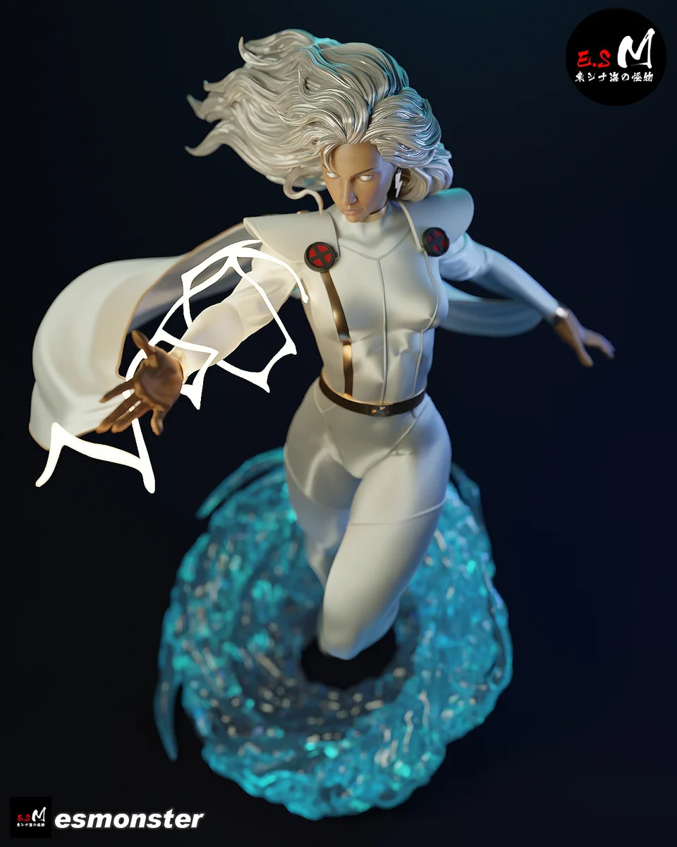 Storm | Fan Art | 3D Printed Resin Model Garage Kit | *Un-Painted* | ES Monster 3