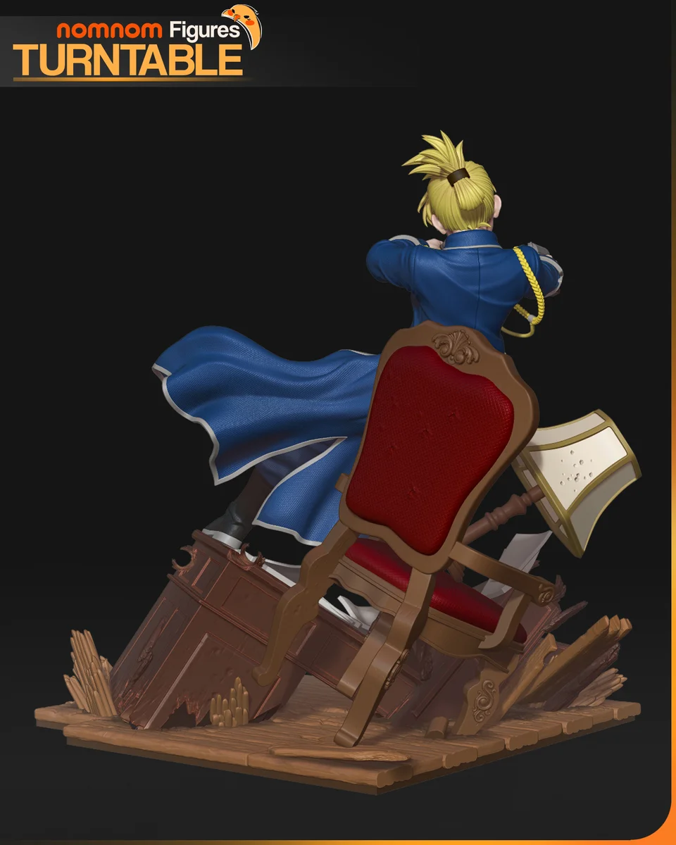 Riza Hawkeye | Fan Art | 3D Printed Resin Model Garage Kit | *Un-Painted* | Nomnom 6