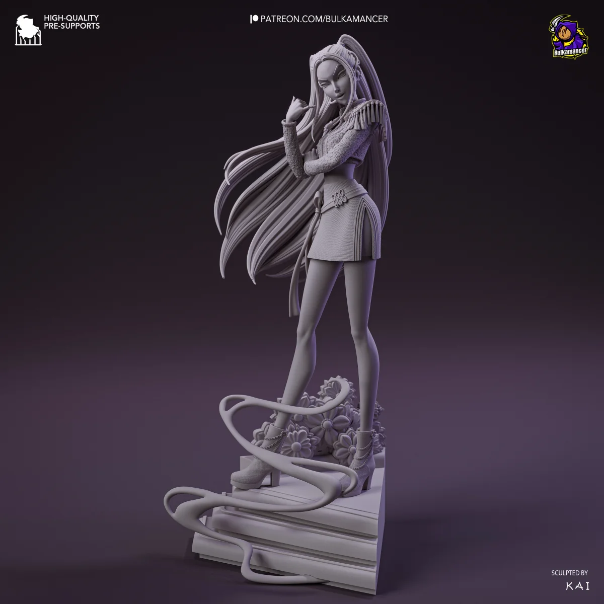 Golden Dancer | Fan Art | 3D Printed Resin Model Garage Kit | *Un-Painted* | Bulkamancer 6