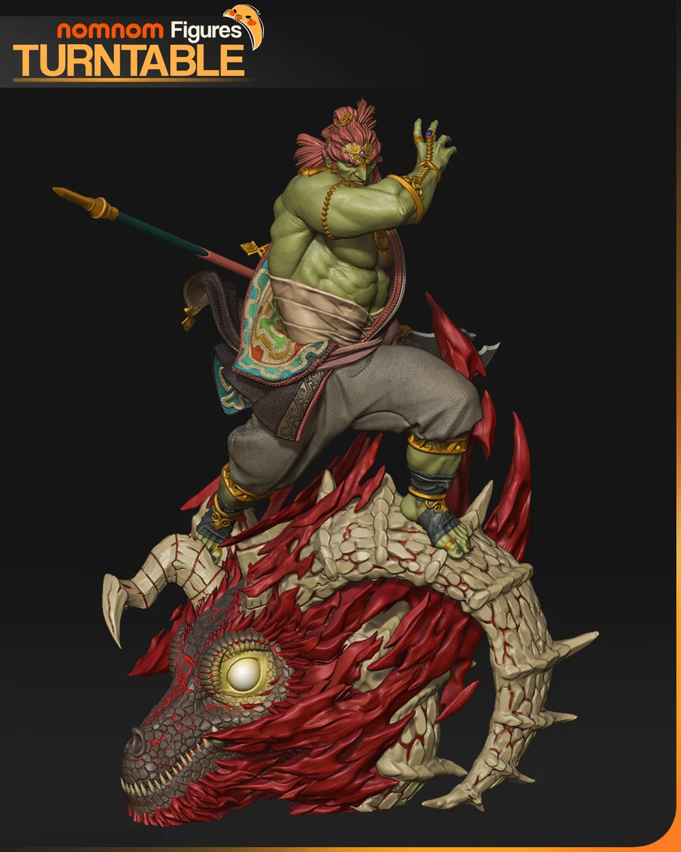 Ganondorf | Fan Art | 3D Printed Resin Model Garage Kit | *Un-Painted* | Nomnom 3