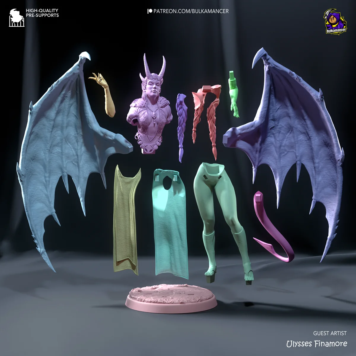 Mizora | Fan Art | 3D Printed Resin Model Garage Kit | *Un-Painted* | Bulkamancer 6