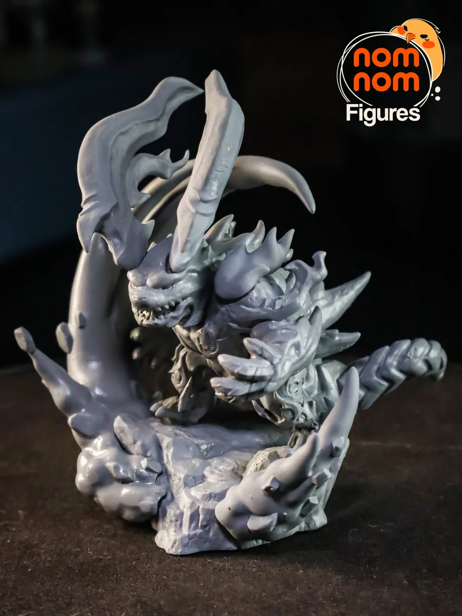Chibi Ifrit | Fan Art | 3D Printed Resin Model Garage Kit | *Un-Painted* | Nomnom 11