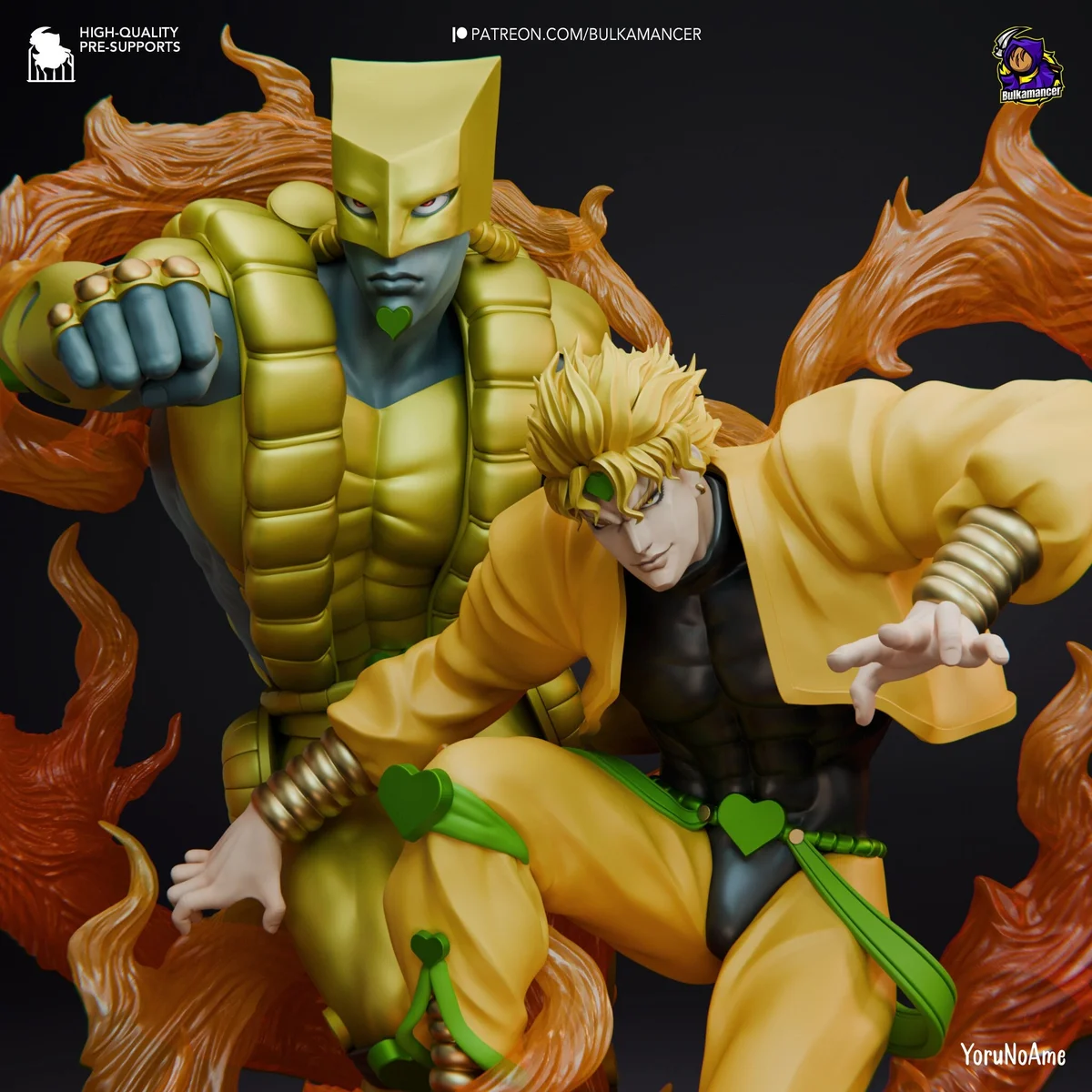 Mr Vampire and Friend | Fan Art | 3D Printed Resin Model Garage Kit | *Un-Painted* | Bulkamancer