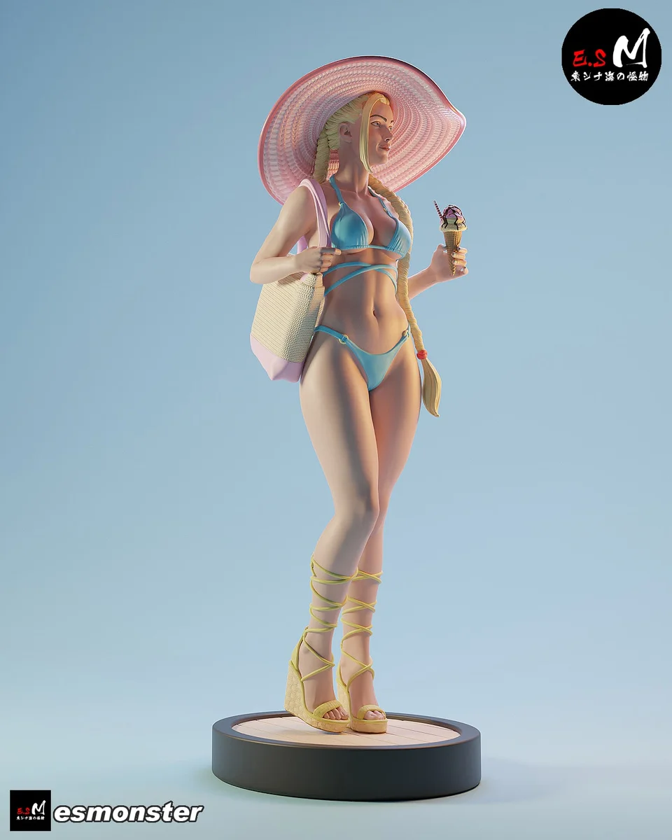 Cammy P5 | Fan Art | 3D Printed Resin Model Garage Kit | *Un-Painted* | ES Monster 5