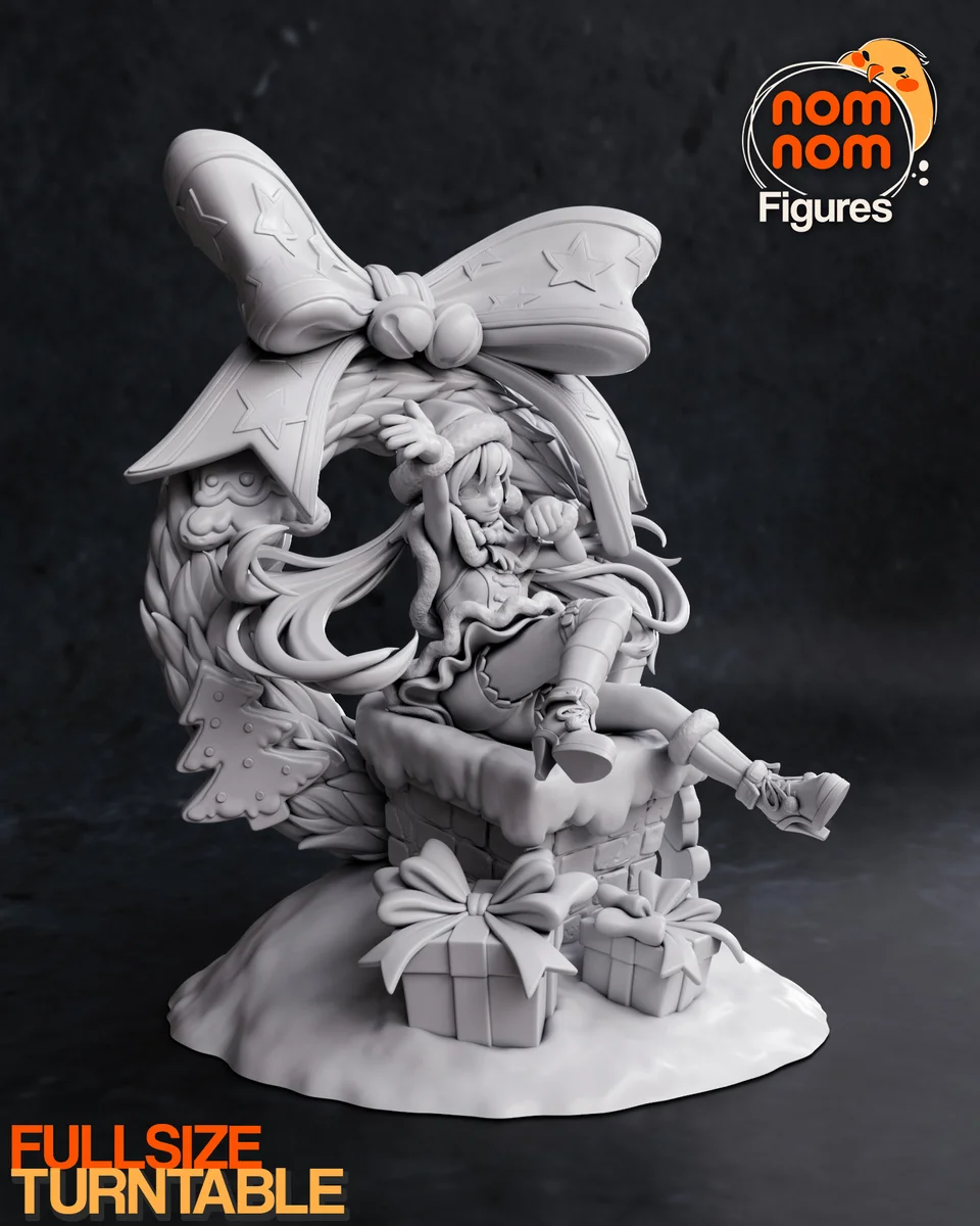 Bella Bells | Fan Art | 3D Printed Resin Model Garage Kit | *Un-Painted* | Nomnom 10