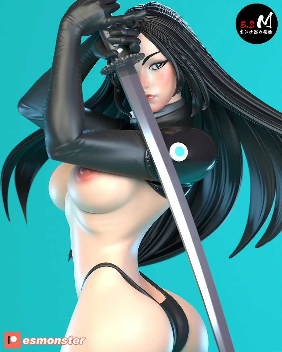 Reika Shimohira | Fan Art | 3D Printed Resin Model Garage Kit | *Un-Painted* | ES Monster 5