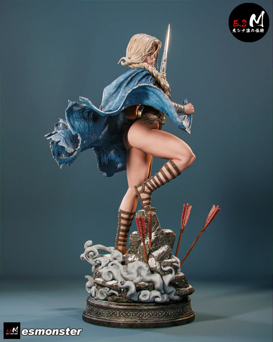 Valkyrie | Fan Art | 3D Printed Resin Model Garage Kit | *Un-Painted* | ES Monster 4