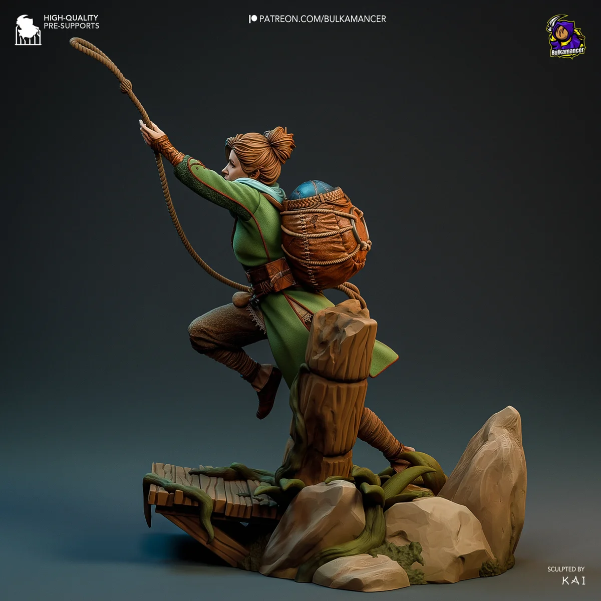 Zoe | Fan Art | 3D Printed Resin Model Garage Kit | *Un-Painted* | Bulkamancer 4