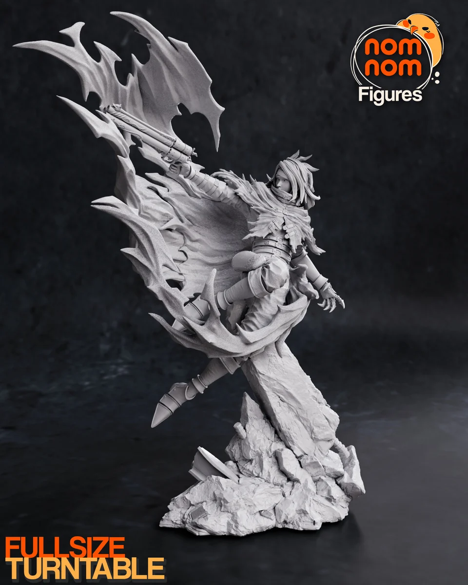 Vincent Valentine | Fan Art | 3D Printed Resin Model Garage Kit | *Un-Painted* | Nomnom 4