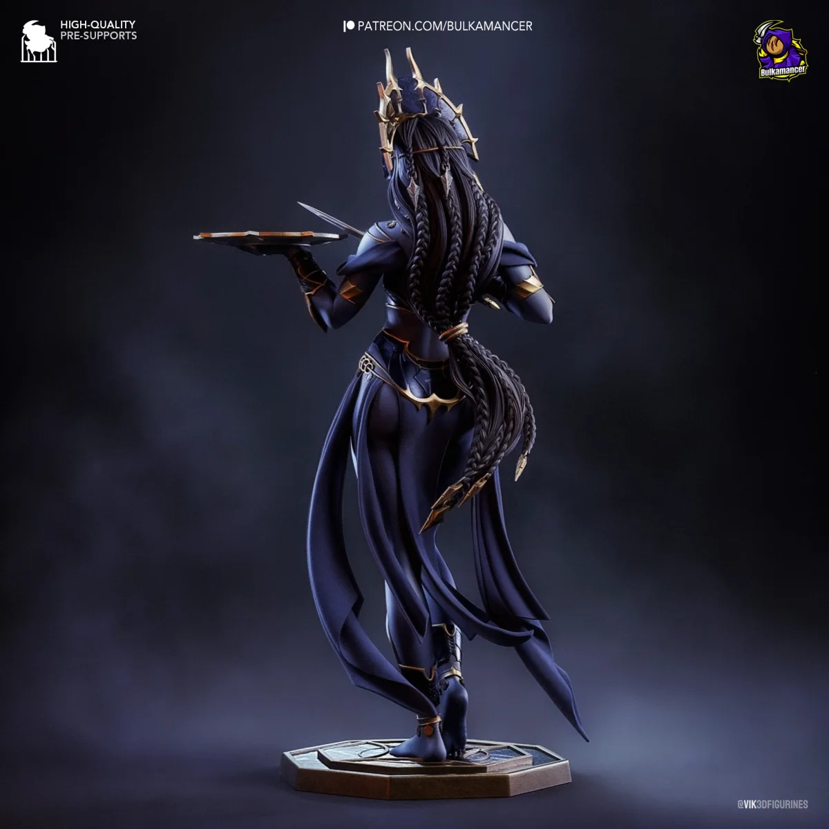 Shar | Fan Art | 3D Printed Resin Model Garage Kit | *Un-Painted* | Bulkamancer 5