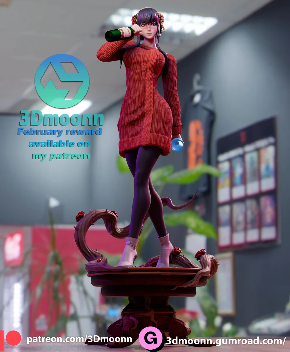 Assassin | Fan Art | 3D Printed Resin Model Garage Kit | *Un-Painted* | 3DMoonn 3
