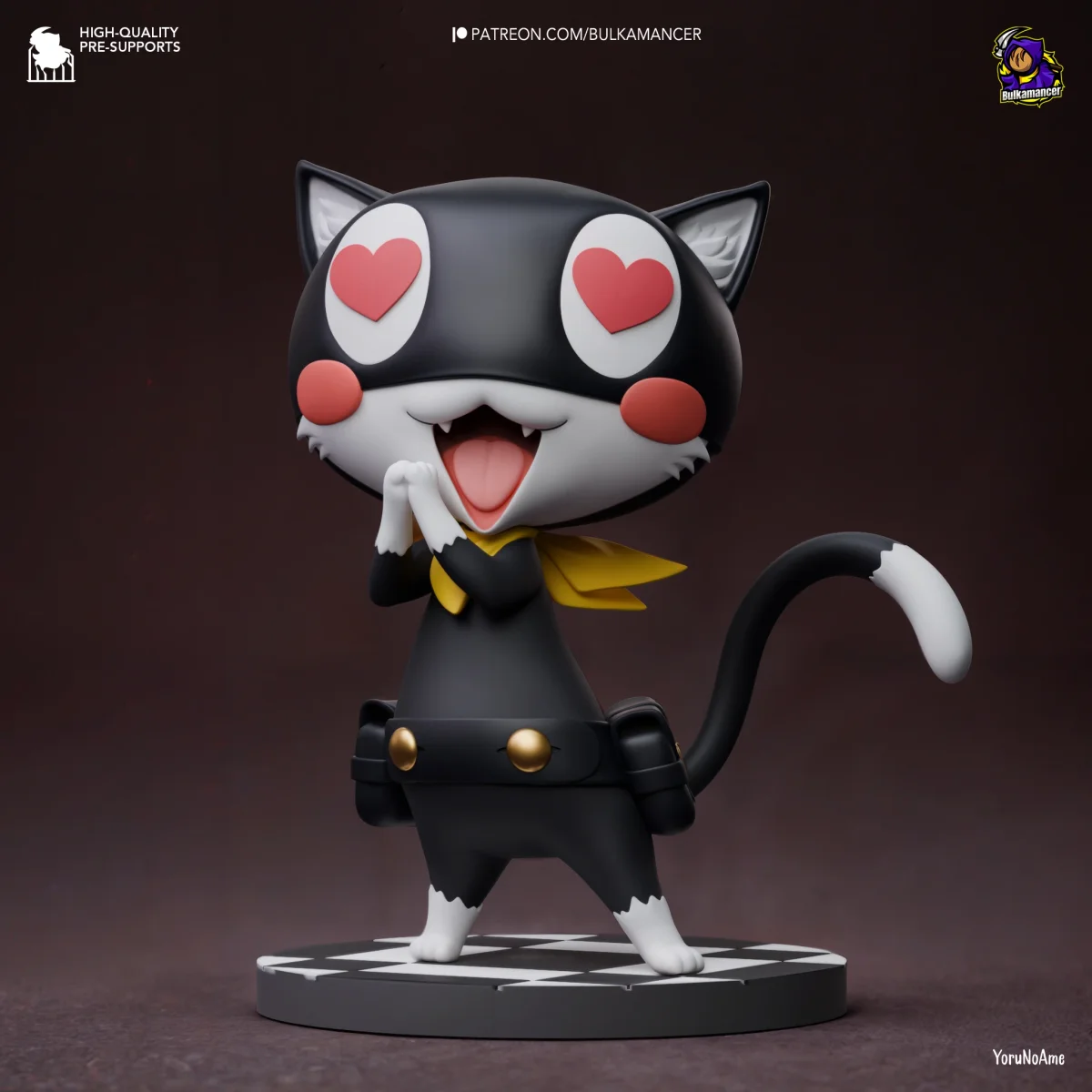 Morgana | Fan Art | 3D Printed Resin Model Garage Kit | *Un-Painted* | Bulkamancer