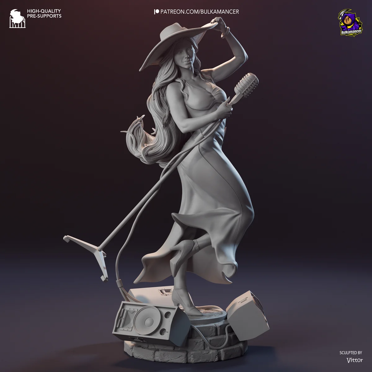 Pauline | Fan Art | 3D Printed Resin Model Garage Kit | *Un-Painted* | Bulkamancer 6