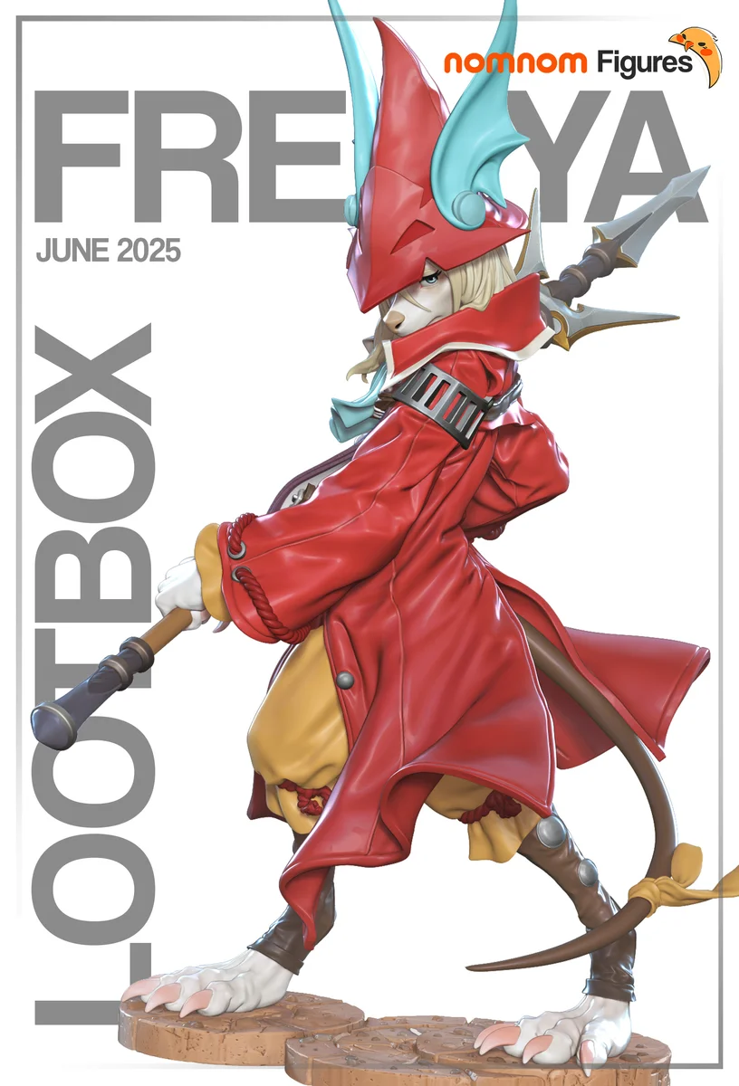 Freya Crescent | Fan Art | 3D Printed Resin Model Garage Kit | *Un-Painted* | Nomnom