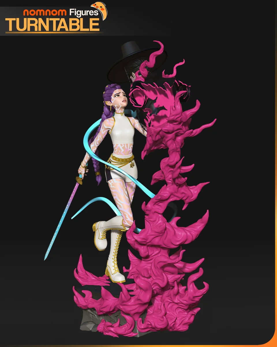 Rumi | Fan Art | 3D Printed Resin Model Garage Kit | *Un-Painted* | Nomnom 4