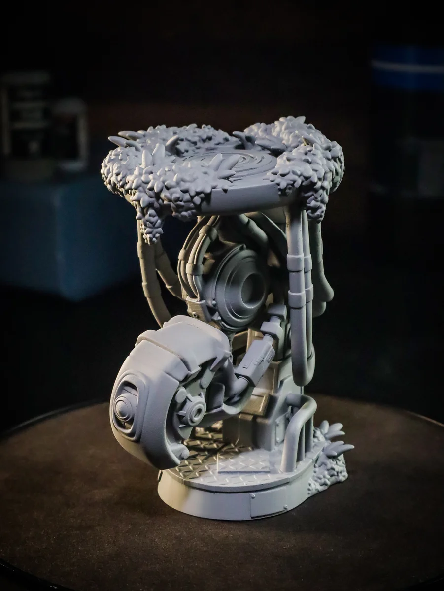 Chibi GlaDOS | Fan Art | 3D Printed Resin Model Garage Kit | *Un-Painted* | Nomnom 9