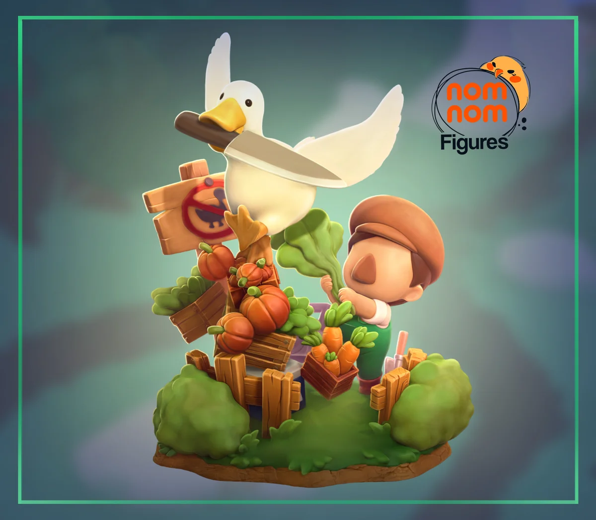 Chibi Goose | Fan Art | 3D Printed Resin Model Garage Kit | *Un-Painted* | Nomnom