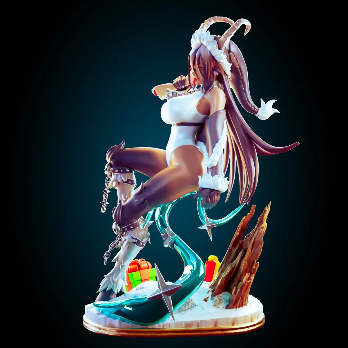 Krampus | Fan Art | 3D Printed Resin Model Garage Kit | *Un-Painted* | Officer Rhu 4